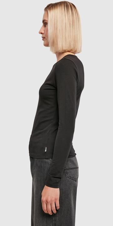 Actual product image Urban Classics Ladies Organic Keyhole Longsleeve - 16786 (XS)