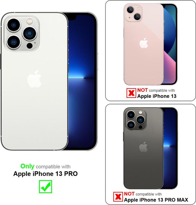 Produktbild Cadorabo X-Wallet Kunstlederkombi Hülle (Apple iPhone 13 Pro)