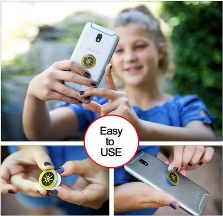 Produktbild PhoneLook Set aus 6 Pellets selbstklebender Anti-Wellen- und Anti-Strahlen-Patch für das Telefon