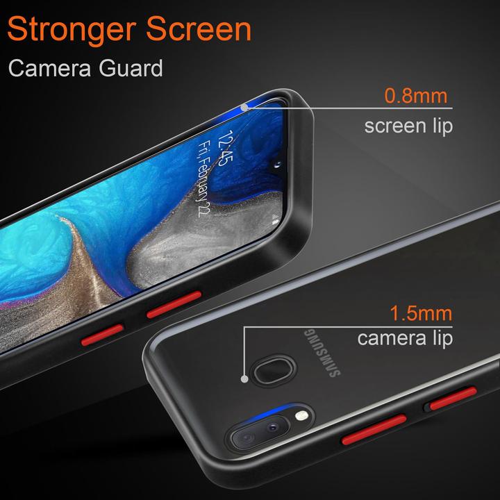 Actual product image Cadorabo Hybrid Matt Cover (Samsung Galaxy A20e)