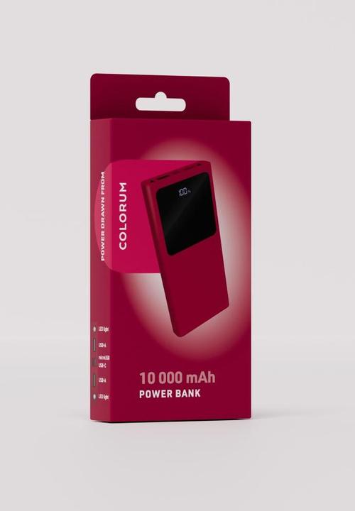 Actual product image Forever COLORUM Power bank 10 000 mAh CPB10-02 xMagenta (10000 mAh, 22.50 W)