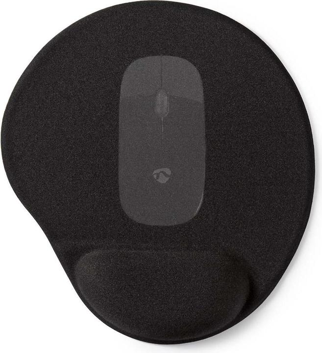 Nedis Mouse Pad 215 mm Schwarz Schwarz