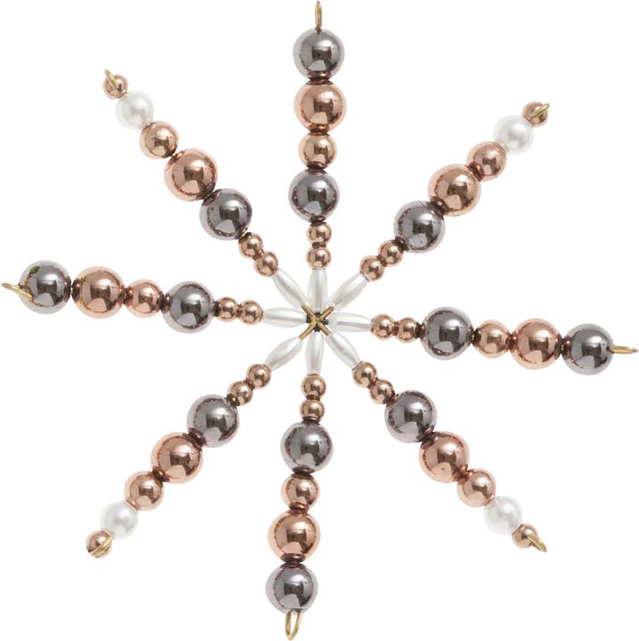 Image du produit Folia Étoiles en perles Copper, 5 pièces