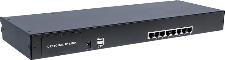 Productafbeelding Intellinet Modulaire 8-poorts KVM-switch met Cat5/VGA-interface Voor gebruik met LCD-console in rek...