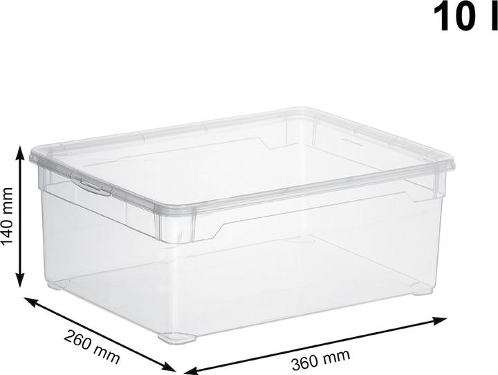 Produktbild Rotho Clear (36 x 26 x 14 cm, 10 l)