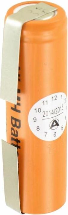 Panasonic Batteria HHR-150AAF9 con etichetta a saldare a forma di U (AA, 1500 mAh)