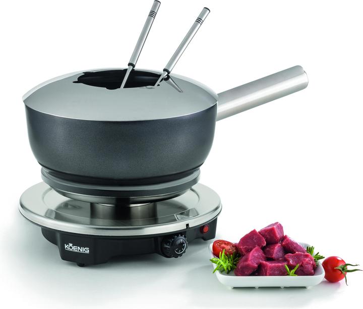 Koenig 3-in-1 (Käsefondue, Fondue Bourguignonne, Fondue Chinoise)