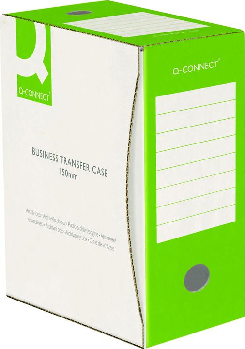 Image du produit Q-Connect Boîte d'archives, carton, A4/150mm, vert (A4)