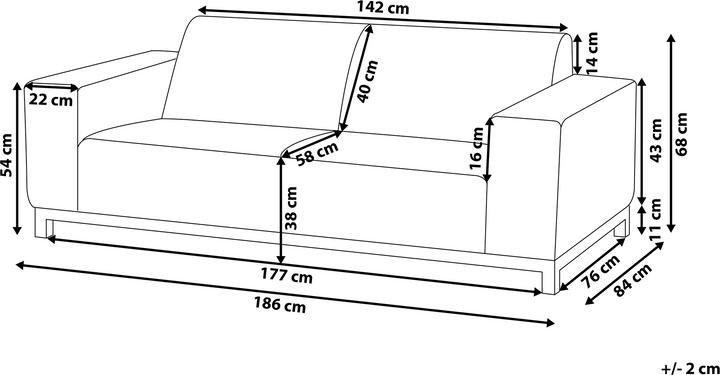 Actual product image Beliani Rovigo