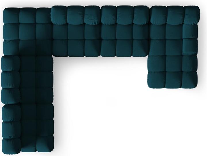 Actual product image Micadoni Modular Panoramic Left Corner Sofa, "Bellis", 7 Seats, 376x282x70Made in Europe (Sofa landscape)