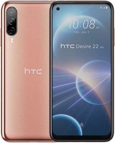 HTC Desire 22 Pro (128 GB, Gold, 6.60", Hybrid Dual SIM, 64 Mpx, 5G)