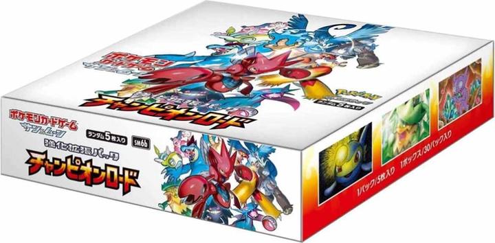 Actual product image Pokémon Pokemon Champion Road (sm6b) Booster Display - JPN (Japanese, Booster display)