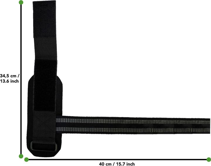 Actual product image Tunturi Gepolsterte Profi Lifting Straps Zughilfen