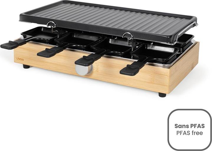 Produktbild Livoo Raclette partygrill 8 personen