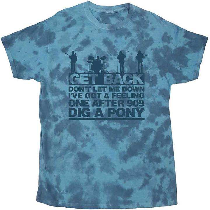 Unisex Adult Let It Be Songs Dip Dye T-Shirt