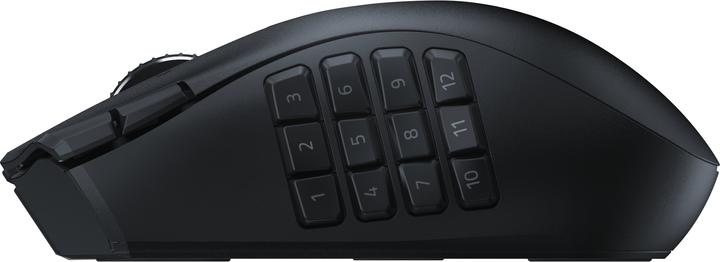 Actual product image Razer Naga V2 HyperSpeed for gaming, 2.4 GHz, Bluetooth, Wireless, Black (Wireless)