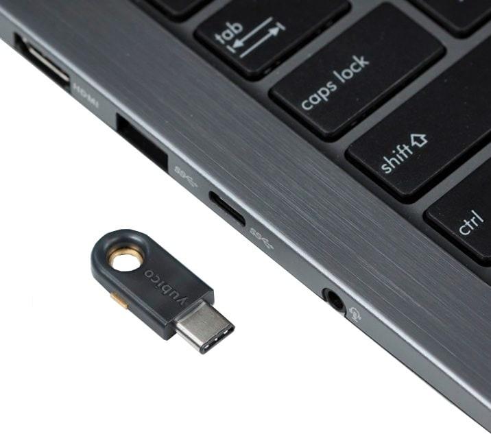 Actual product image Yubico YubiKey 5C