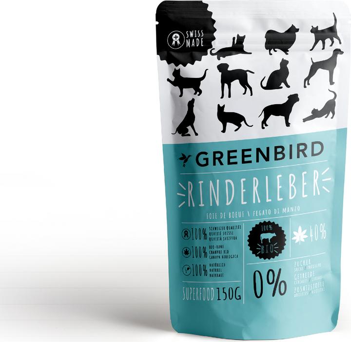 Actual product image Greenbird Beef liver snack (1 pcs., 150 g)