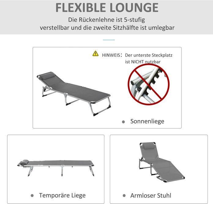 Produktbild Swisshandel24 Relaxliege (189 cm)