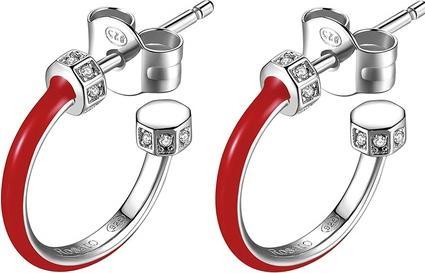 Image du produit Rosato Boucles d'oreilles rondes en argent avec zircons Storie RZO004 (L)