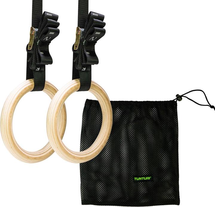 Tunturi Turnringe Gym Rings aus Holz
