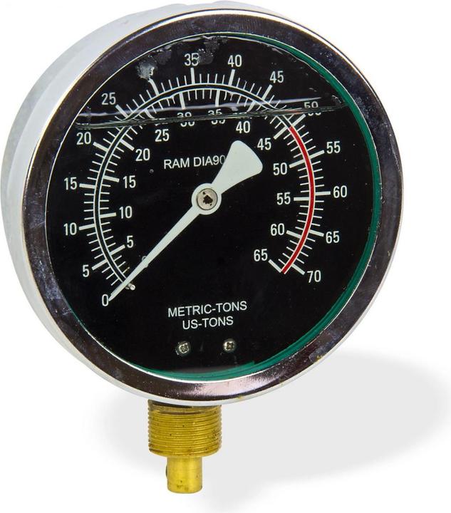 Actual product image Dema Druckmanometer Manometer Anzeige bis 65 t für Werkstattpresse Artikel 24482