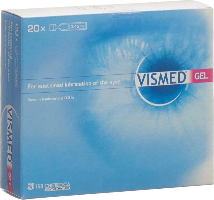 Immagine prodotto Vismed GEL Augentropfen (0.45 ml, VISMED Gel Idrogel 0,3% Acido Ialuronico 20 Monodos 0,45 ml)