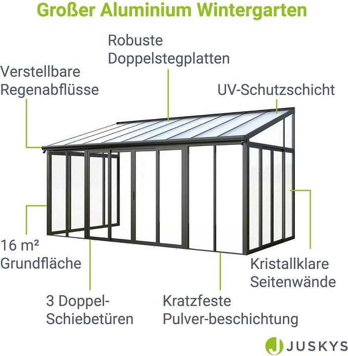 Image du produit Juskys Jardin d'hiver