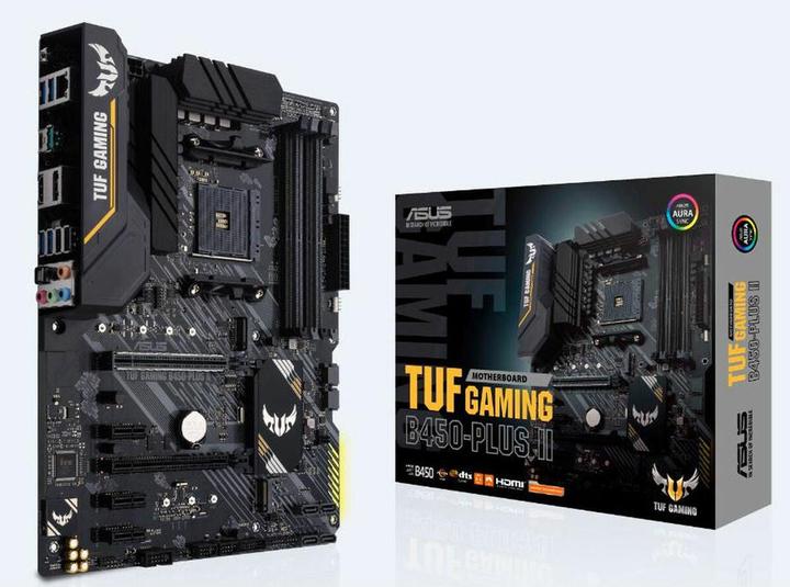 Produktbild ASUS TUF B450-PLUS GAMING II (AM4, AMD B450, ATX)