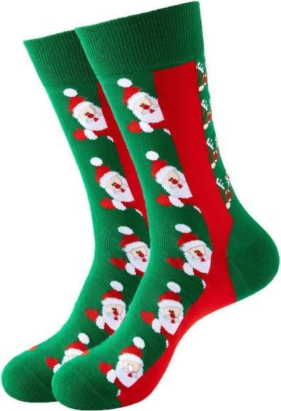 Immagine prodotto Snazzy Santa Calzini di Natale Babbo Natale verde 41-47 (41 - 47)