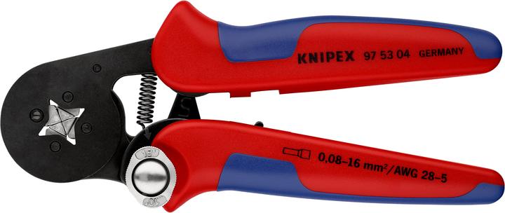 Actual product image Knipex Self-Adjusting Crimping Pliers for wire ferrules (180 mm)