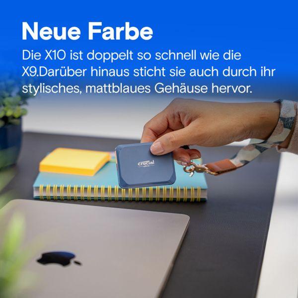 Actual product image Crucial X10 Portable SSD (4000 GB)