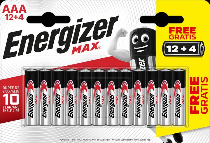 Produktbild Energizer Max Alkaline (16 Stk., AAA)
