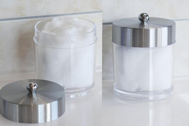 Immagine prodotto Barattolo multiuso, acrilico/acciaio inossidabile Altezza 13 cm, Ø 10 cm