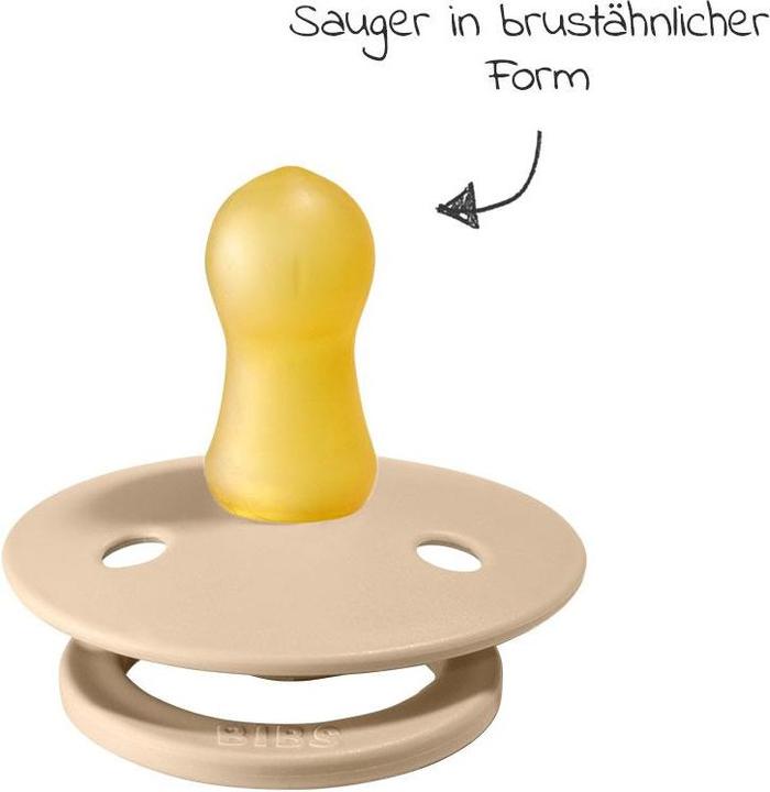 Actual product image Bibs 2-PACK S BLUSH & VANILLA Smoczek Uspokajający kauczuk Hevea (2 x, up to 6 M.)