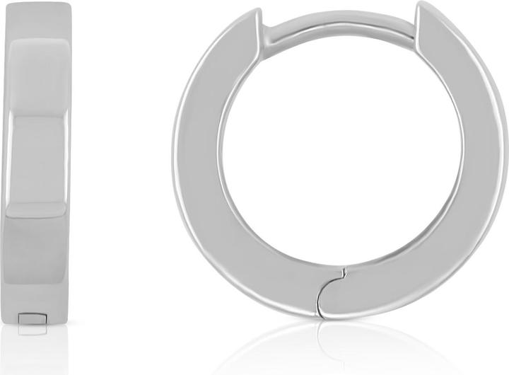 Actual product image Muau Creoles (750/18K white gold)