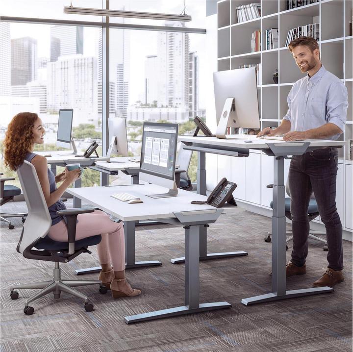 Actual product image Fellowes Tischplatte Levado 180 x 80 cm, Weiss (180 x 80 cm)