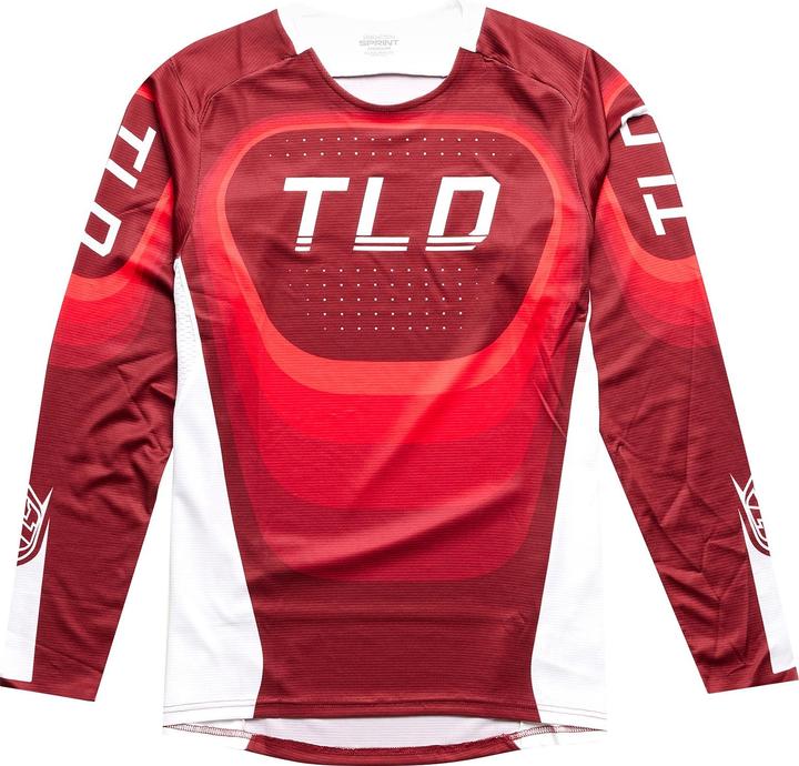 Actual product image Troy Lee Designs Sprint Jersey, Reverb, race red, XL (XL)