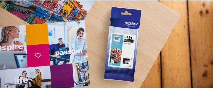 Actual product image Brother LC-424BK Ink Cartridge - Black (FC)