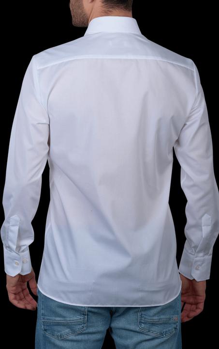 Produktbild The Basics Hemd Modern Fit Hai bügelleicht white (37)