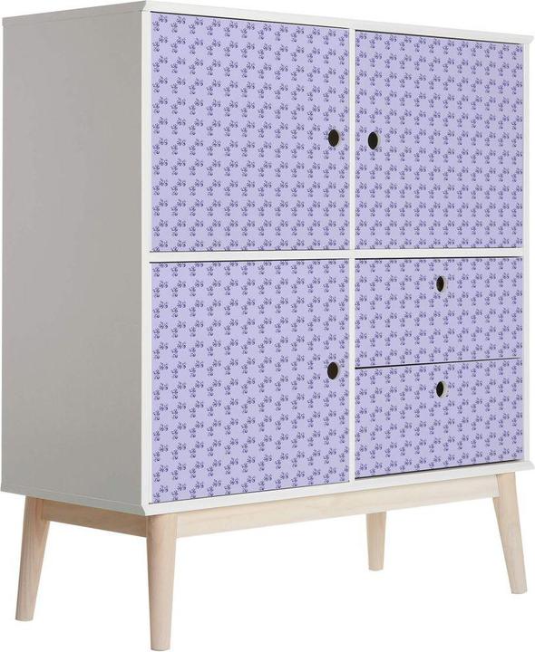 Actual product image Trenddeko Lilac flowers (100 x 150 cm)
