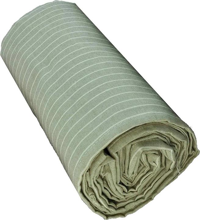 Actual product image Casativo Striped sofa blanket made of 80% cotton and 20% polyester, beige, 160 x 260 cm (160 x 260 cm)