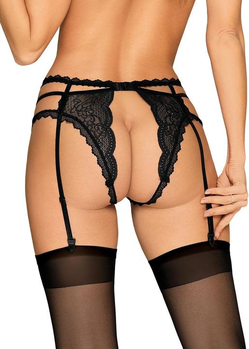 Produktbild Obsessive Pearlove garter belt black XXL (XXL)