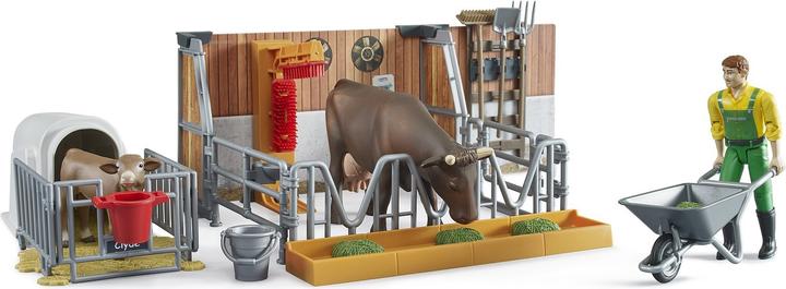 Image du produit Bruder Étable avec vache et veau