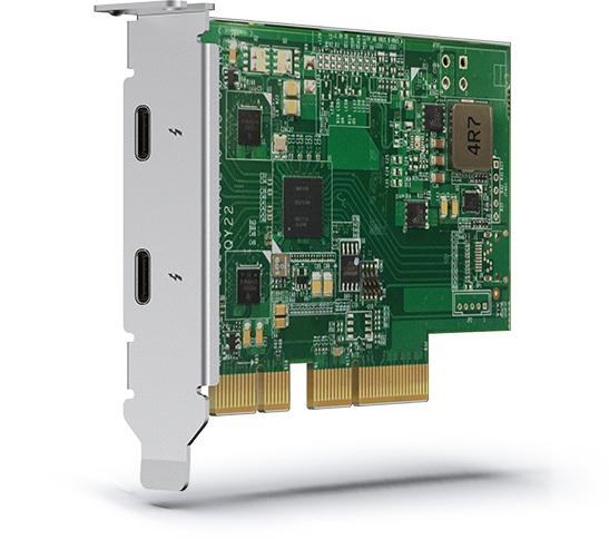 Actual product image QNAP 2 x Thunderbolt 3 USB Type-C