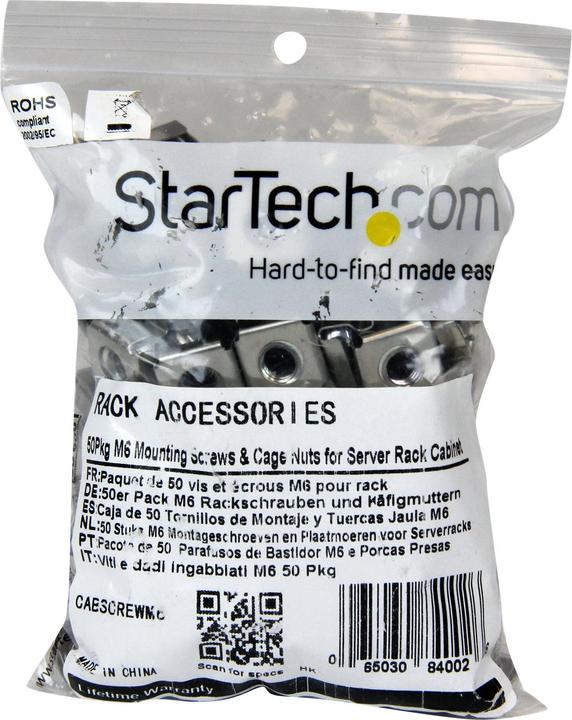 Produktbild StarTech M6 CAGE NUTS und SCREWS