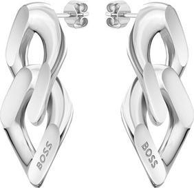 Hugo Boss Fashion steel dangle earrings Links 1580528
