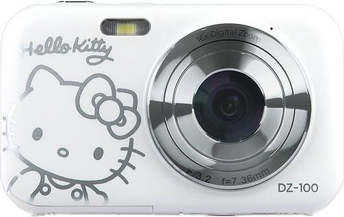 Actual product image Yashica DZ-100 Hello Kitty weiss (35 mm, 5 Mpx)