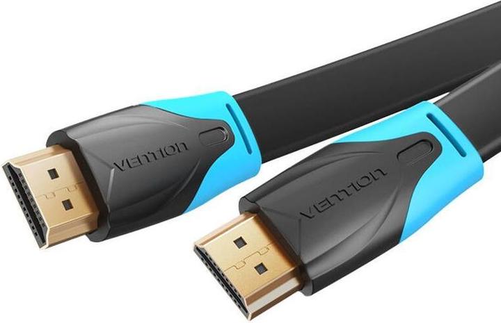 Actual product image Vention Flat HDMI Cable 5m VAA-B02-L500 (Black) (5 m, HDMI)