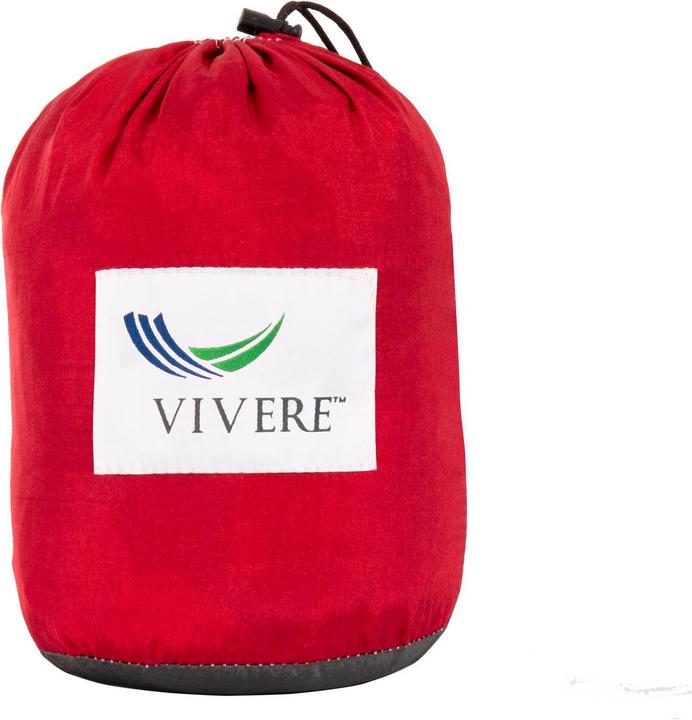 Immagine prodotto Vivere Doppia amaca paracadute amaca rosso/grigio (181 kg)